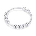Jacruces spinner ring beads in motion for calming fidget use