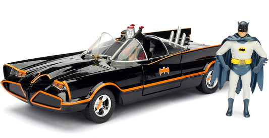 Jada 1966 Batmobile die cast 1:24 scale for premium collection display.