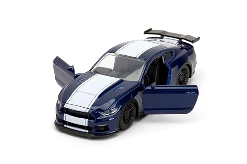 Jada 2016 Ford Mustang die-cast with precise casting for movie-accurate look.