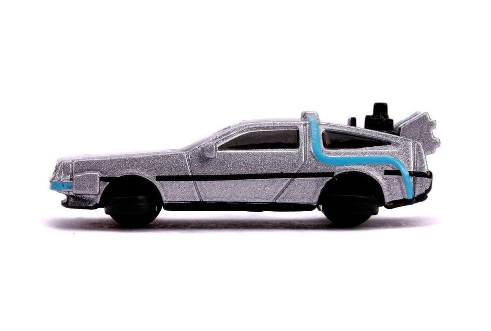 Jada Back To The Future nano time machine collection display; ideal for fans