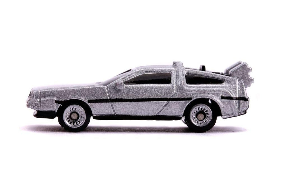 Jada Back To The Future nano time machine packaging display; collectible ready