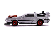 Jada Back To The Future nano time machine three-pack; complete set for fans