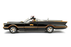 Jada Batmobile opening doors for interactive display options.