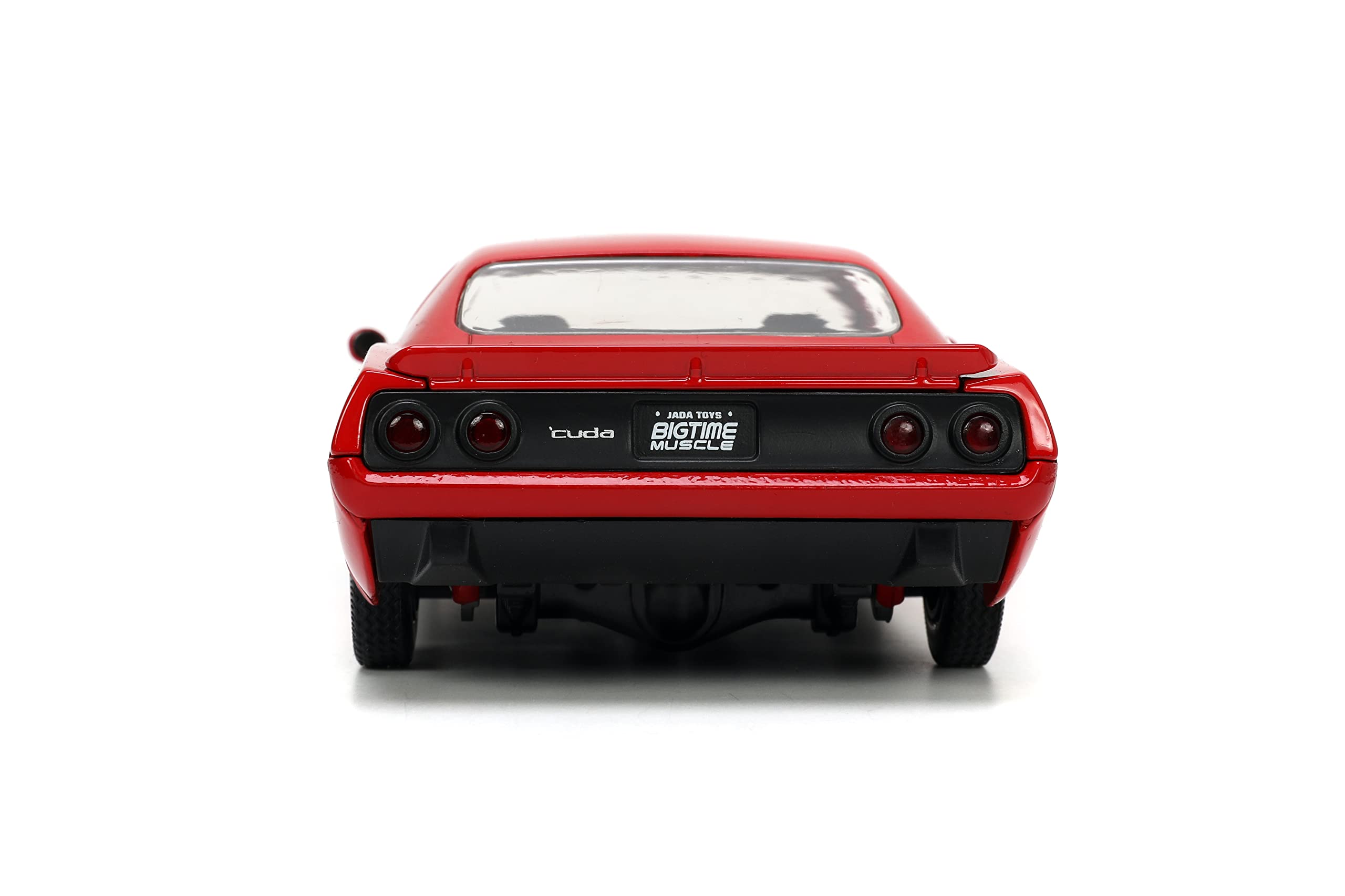 Jada Barracuda engine bay showcases authentic metal casting and texture.