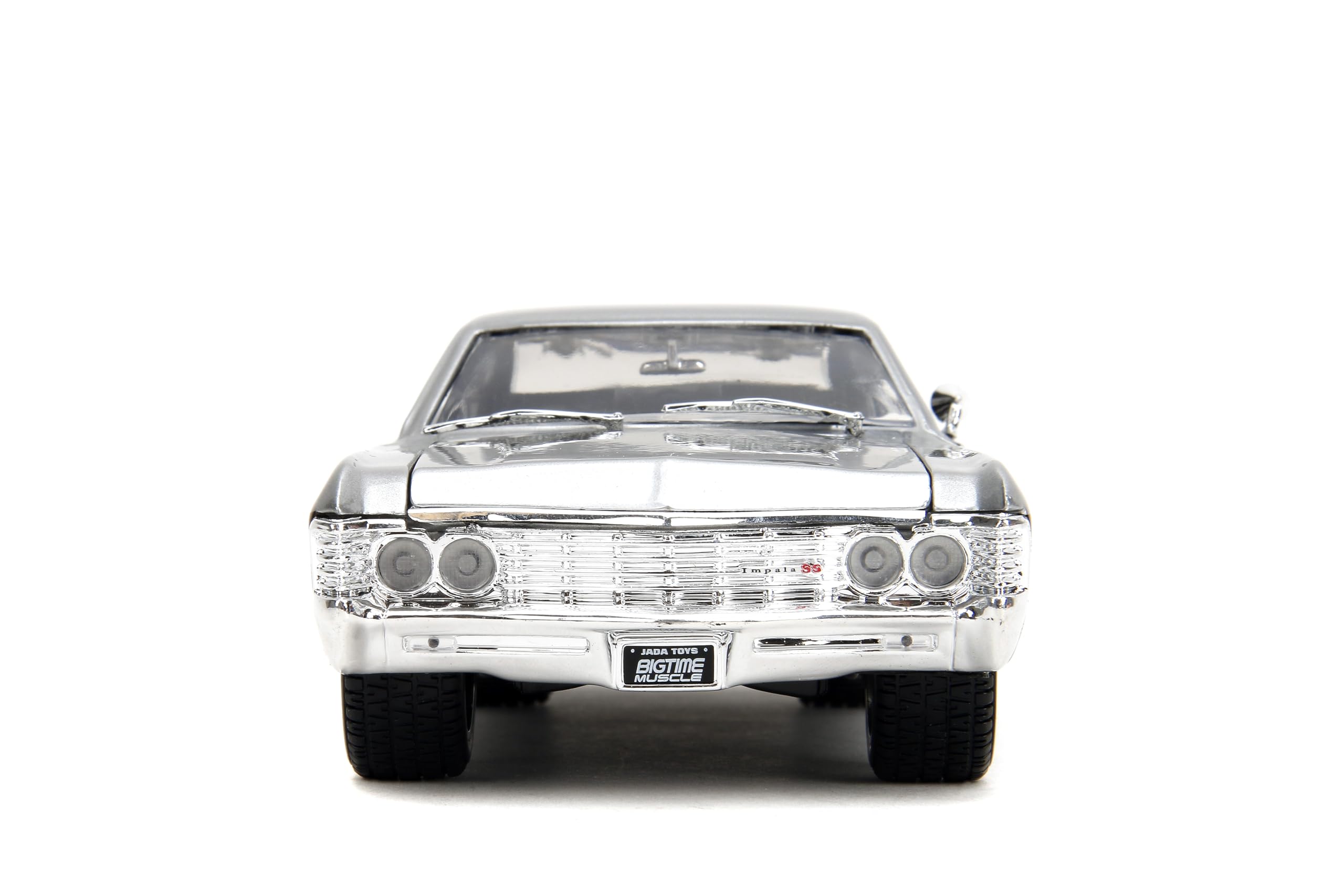 Jada BigTime Muscle Impala SS 1:24 scale for accurate proportions on shelves.