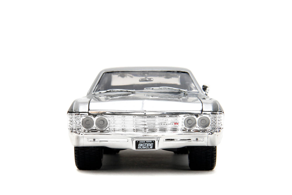 Jada BigTime Muscle Impala SS 1:24 scale for accurate proportions on shelves.