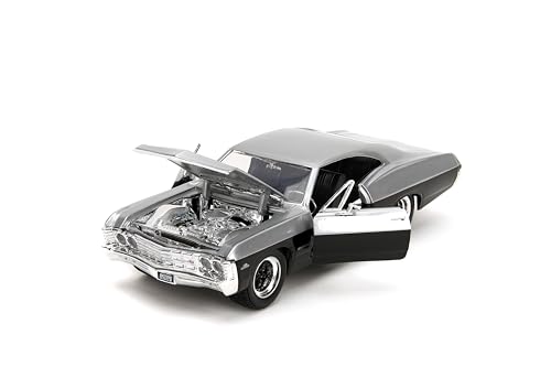 Jada BigTime Muscle Impala SS premium rubber tires for a lifelike stance.