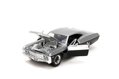 Jada BigTime Muscle Impala SS premium rubber tires for a lifelike stance.