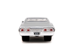 Jada BigTime Muscle Impala SS top view shows interior alignment.