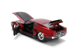 Jada Big Time Muscle Mustang Mach 1 trunk open highlights interior space.