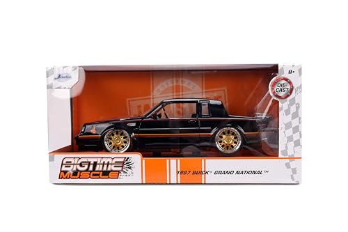 Jada Big Time Muscle Buick Grand National opens hood for dramatic reveals