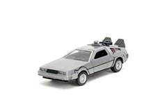Jada 1:32 Time Machine 3-pack ideal for fans and collectors.