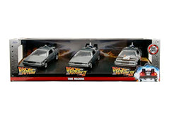 Jada Back to The Future Time Machine 1:32 side profile collectible display piece.