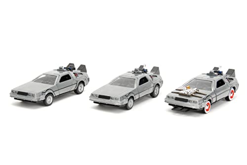 Jada Time Machine 1:32 top view great for shelf display.