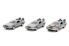 Jada Time Machine 1:32 top view great for shelf display.