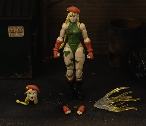 Jada Cammy interchangeable heads enable varied poses and dynamic action scenes.
