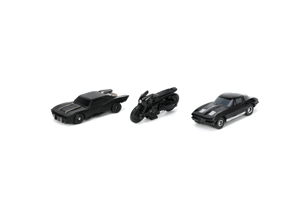 Jada Corvette Nano Hollywood Rides top view highlights sleek lines for collectors