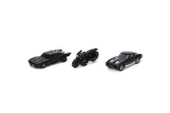 Jada Corvette Nano Hollywood Rides top view highlights sleek lines for collectors