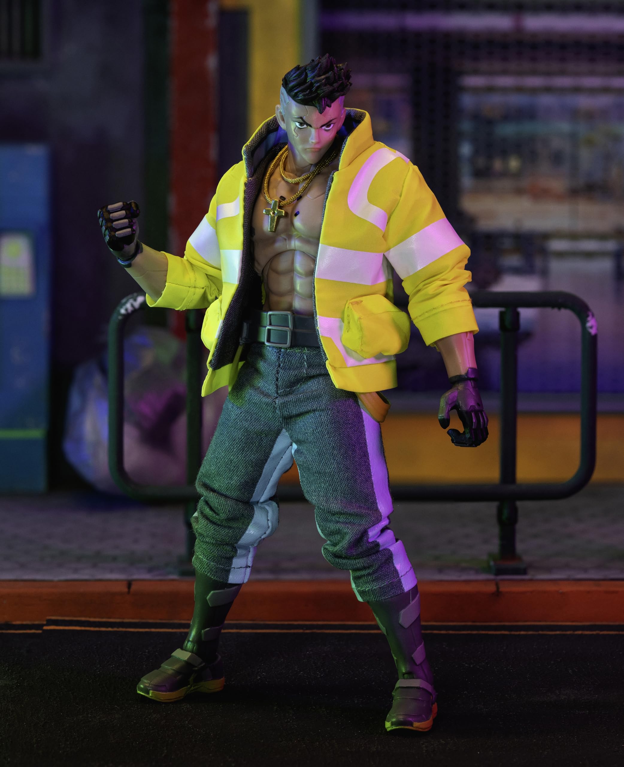 Jada Cyberpunk Edgerunners figure with alternate head for customization