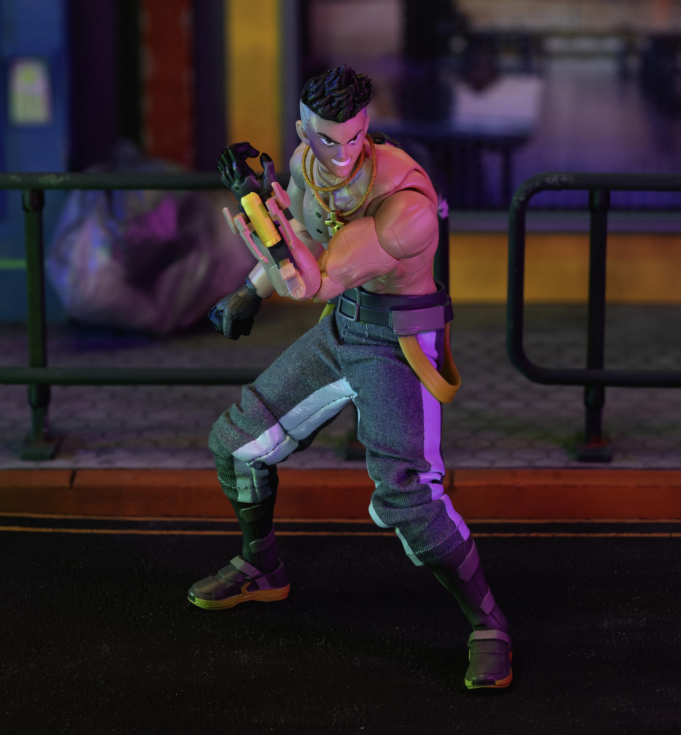 Jada Cyberpunk David Martinez interchangeable hands for action poses