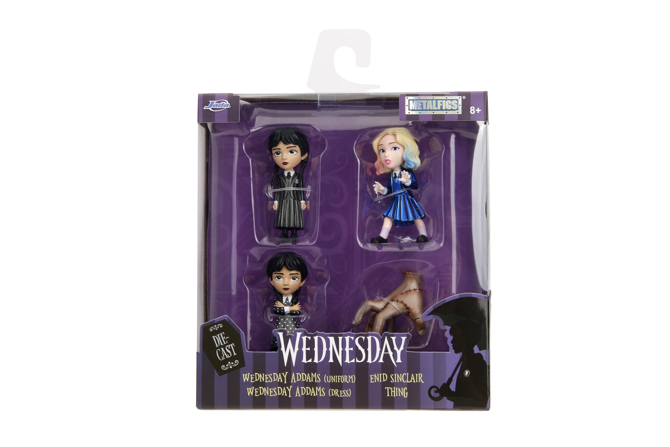 Jada metalfigs set fits small display spaces and collections.