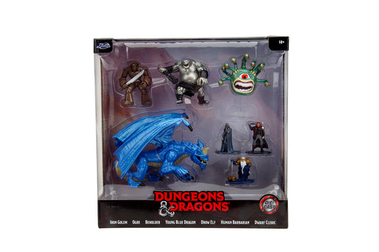 Jada DND mega pack close-up shows metallic paint detail for authentic look.