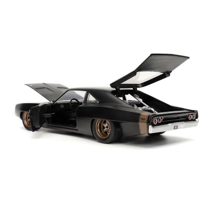 Jada Charger Widebody die-cast with hood open; detailed engine bay for display