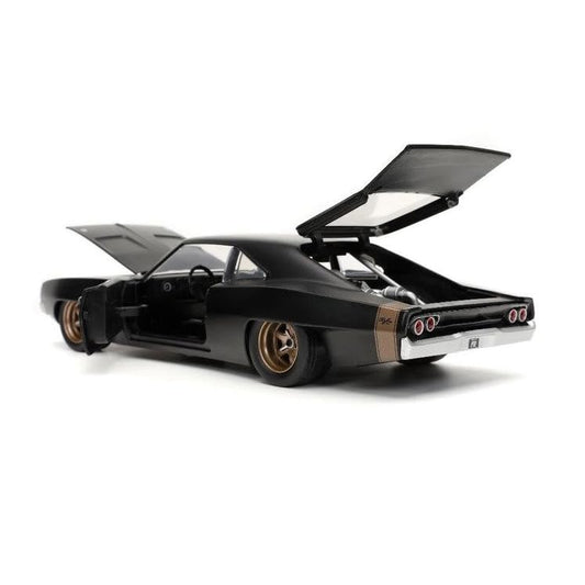 Jada Charger Widebody die-cast with hood open; detailed engine bay for display