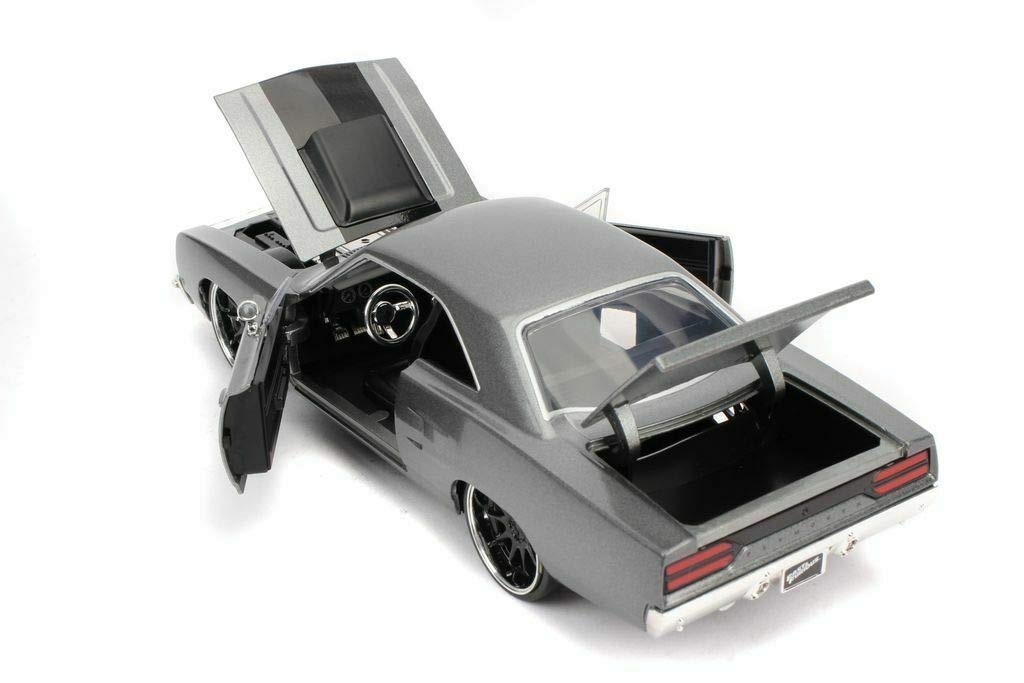 Jada Roadrunner open hood view highlighting feature-rich details for display.