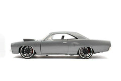 Jada 1970 Plymouth Roadrunner rear view with trunk detail for authenticity.
