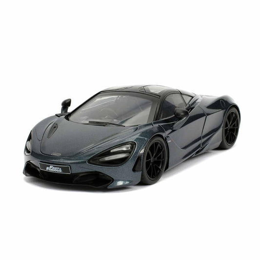Jada Shaw McLaren 720S front view showcases authentic styling for display.