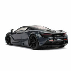 Jada Shaw McLaren 720S packaging box provides safe museum-style storage.