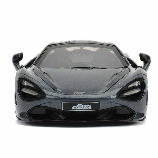 Jada Shaw McLaren 720S side profile highlights sleek lines perfect for display cases.