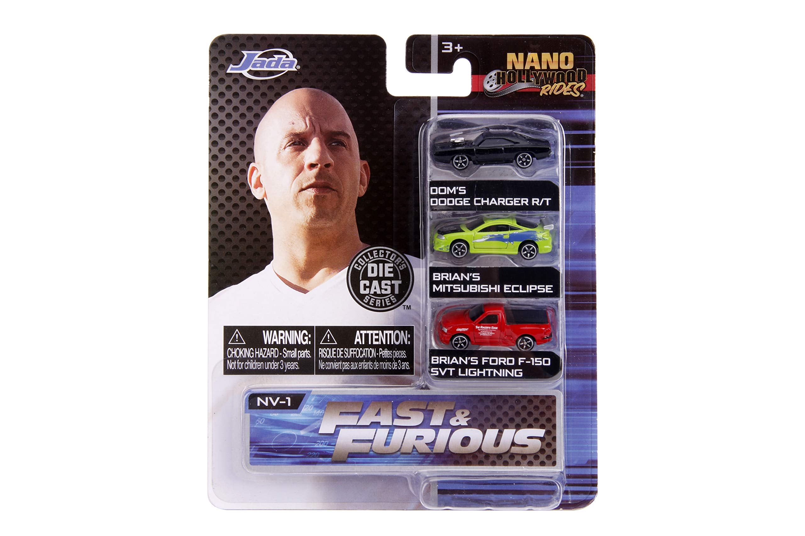 Jada Fast Furious Nano Charger R/T 1.65-inch display-ready, ideal for collections