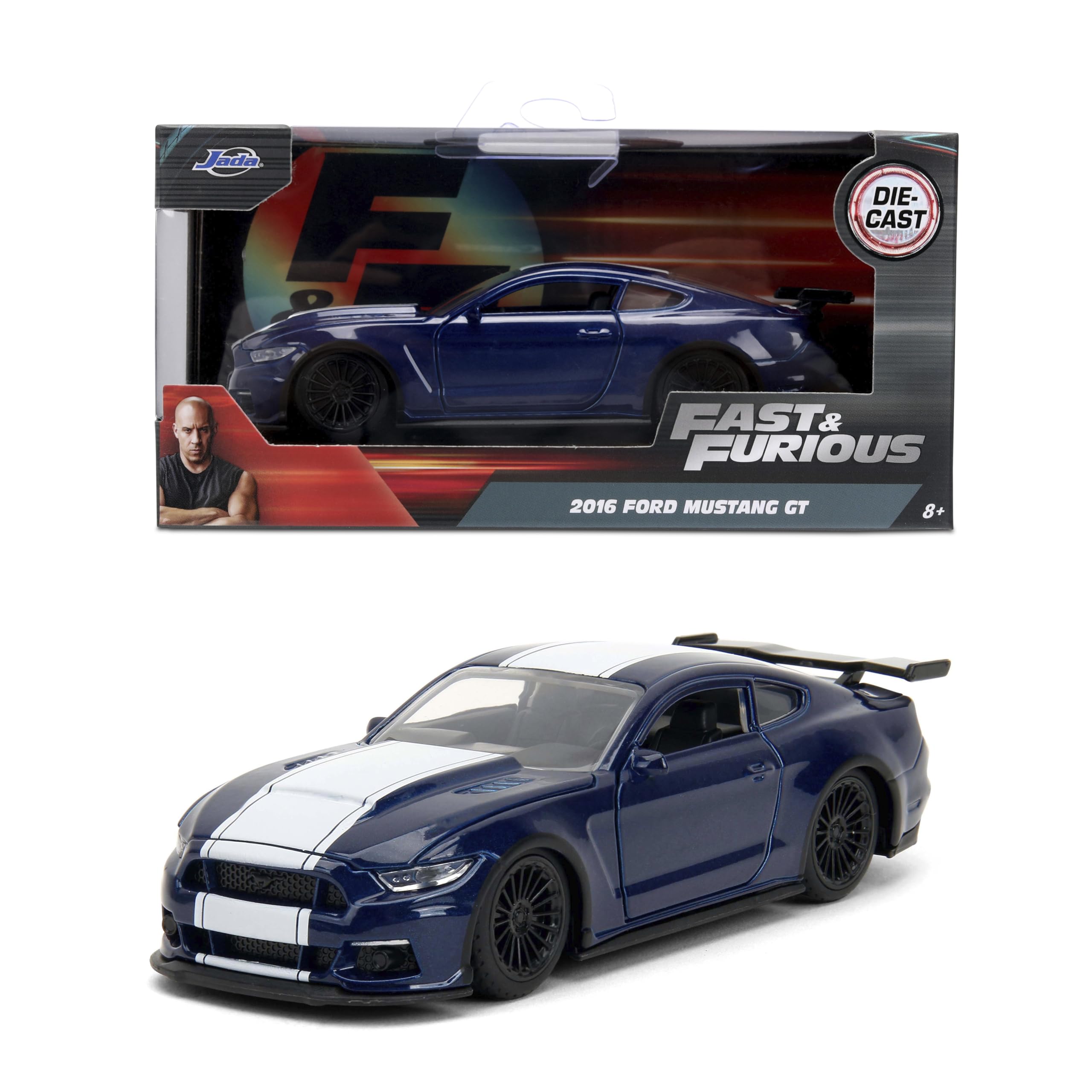 Jada Fast and Furious 1:32 Mustang die-cast for display and collection.