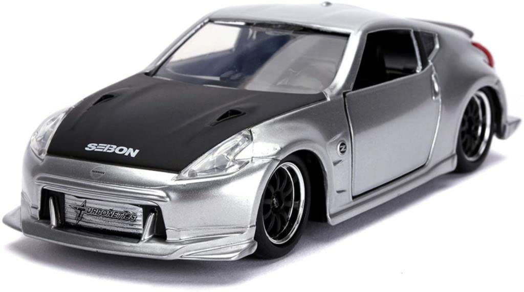 Jada Fast & Furious 2009 Nissan 370Z opening doors die-cast car for display and play.