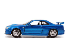 Silver and blue duo invites cinematic play across dioramas and displays
