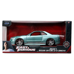 Blue-green paint finish captures iconic look for Fast and Furious collections.