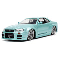 Jada Brian's Skyline GT-R R34 exterior with movie-accurate detailing for display.