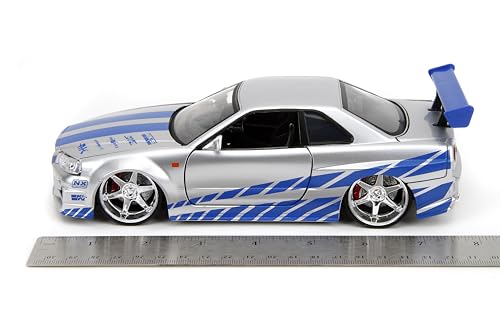 Rear view reveals authentic taillights and branding for authentic collection display.
