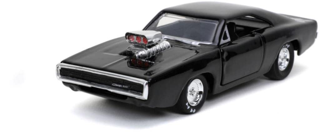 Jada Toys Fast & Furious Dom's 1970 Dodge Charger, front view, ideal for display and collection