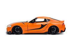 Jada Fast & Furious F9 Supra open-hood reveal shows engine bay in miniature