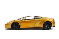 Jada Gold Lamborghini Gallardo interior detail for realistic play sessions