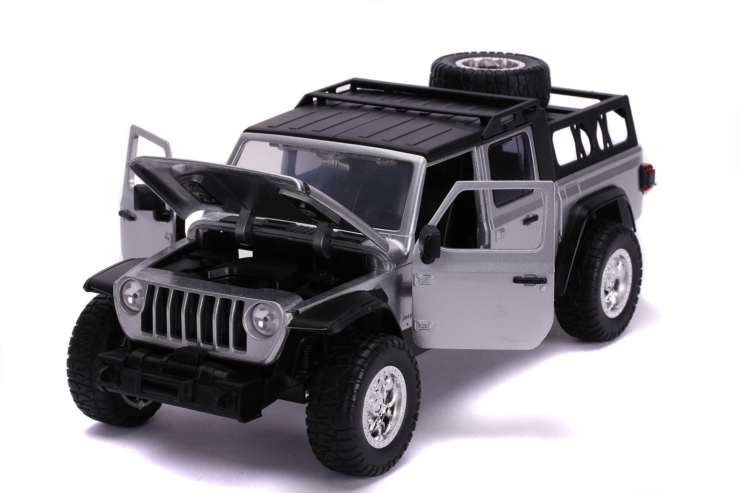 Jada Jeep Gladiator 1:24 durable die-cast construction for lasting collection.