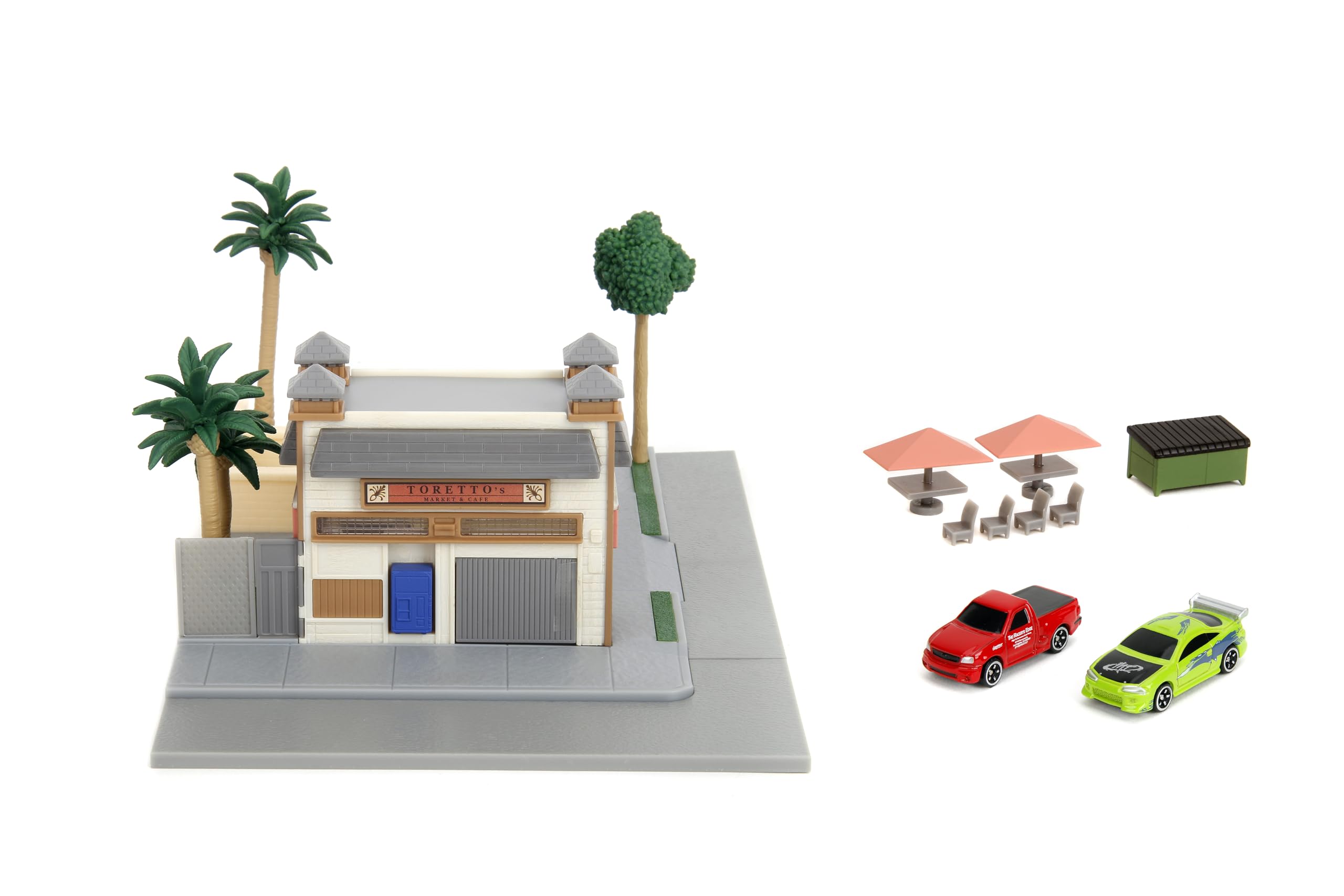Toretto Market Cafe display setup from Jada Nanoscene collection