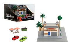 Jada Fast & Furious Toretto Market Cafe nanoscene die-cast cars for display and collection