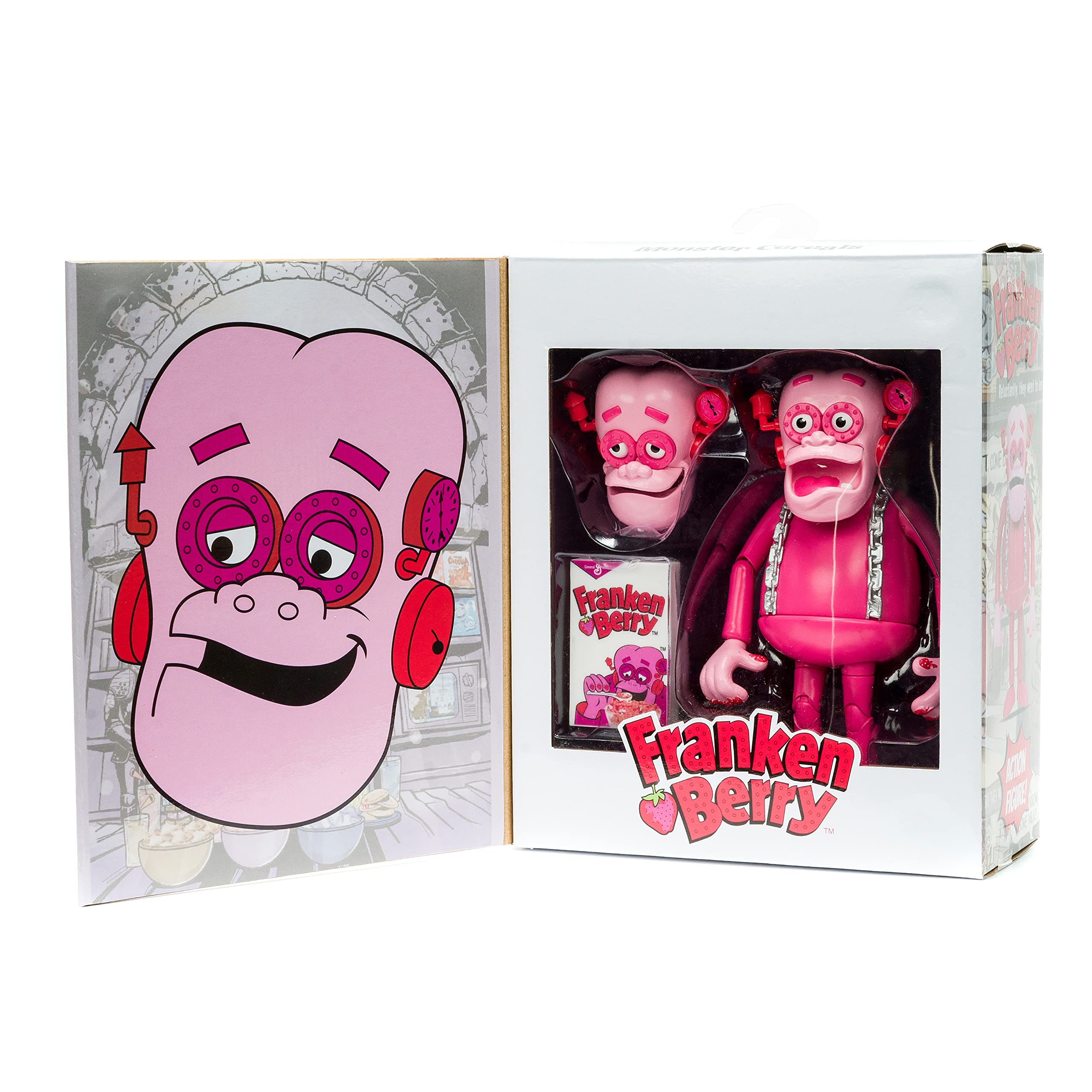 Frankenberry alternate head accessory for customizable posing.
