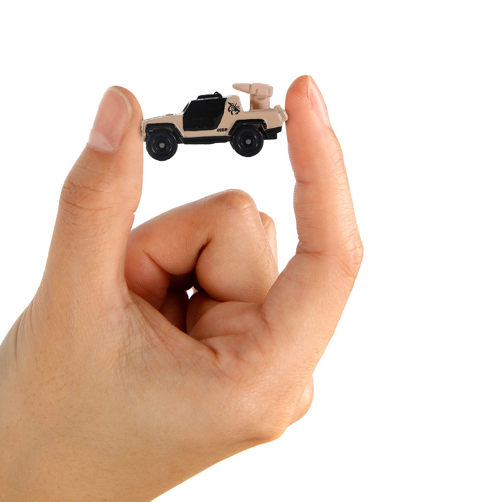 Jada GI Joe die-cast wheels roll smoothly for tactile play and display.
