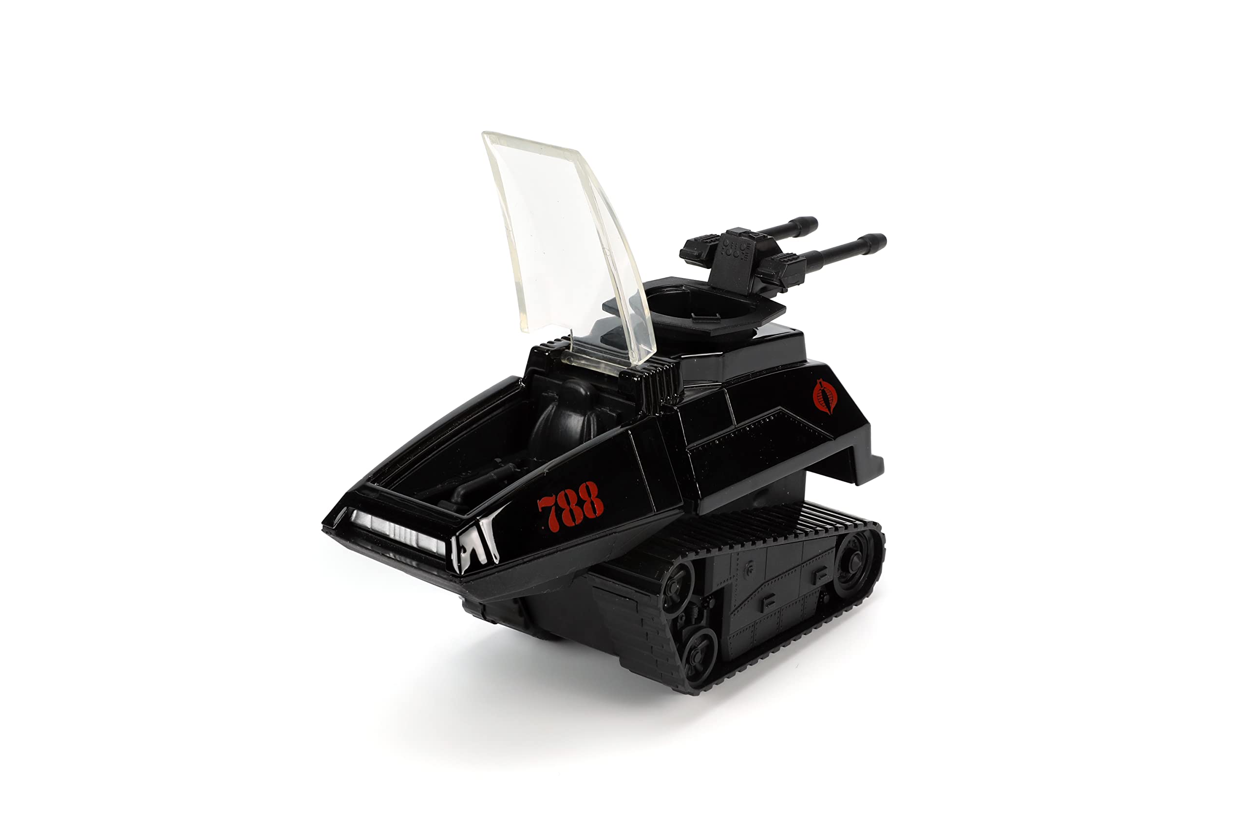 Display pairing of H.I.S.S. car with Destro figure for collectors.