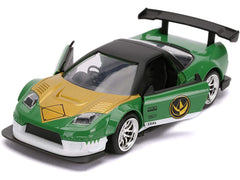 Jada Green Ranger NSX Type-R opening doors for authentic display detail